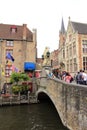 Bruges old bridge Belgium